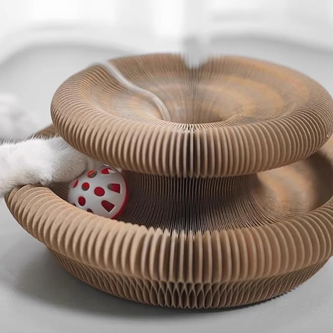 🌀 Schnurrspirale - Natürliches Vergnügen & Ruhe für deine Katze